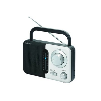 Portable Battery-Power Radio Analog TR-412 Black-W