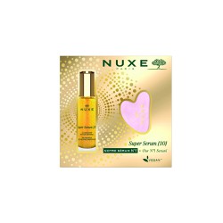 Nuxe Promo Super Serum 10 Ορός Αντιγήρανσης Για Κάθε Τύπο Επιδερμίδας 30ml + Δώρο Gua Sha Tool Πέτρα Μασάζ Προσώπου 1 τεμάχιο