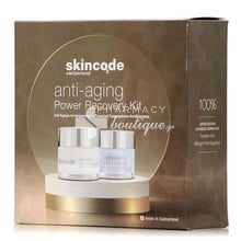 Skincode Anti-Aging Power Recovery Kit Σετ Exclusive - Cellular Anti-Aging Cream - Αντιγήρανση & Ενυδάτωση, 50ml & Cellular Recharge Age-Renewing Mask - Μάσκα Κυτταρικής Αναγέννησης, 50ml