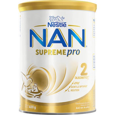 NAN Supreme Pro 2 Βρεφικό Γάλα Σε Σκόνη Για Τις Δυσλειτουργίες Του Γαστρεντερικού Από Τον 6ο Μήνα 400g