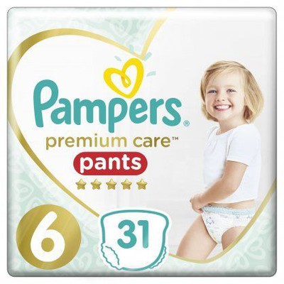 Pampers Premium Care Pants Jumbo Pack No 6 (15+ Kg