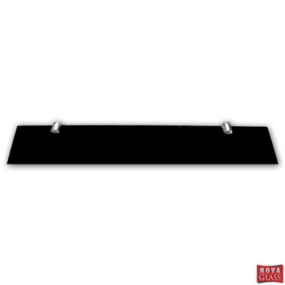 Shelf with black Lacobel Crystal and shelves