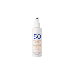 Korres Yoghurt Sunscreen Spray Emulsion Face & Body SPF50 For Sensitive Skin Αντηλιακό Γαλάκτωμα Spray Σώματος & Προσώπου 150ml