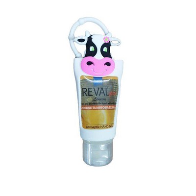 INTERMED Reval Plus Antiseptic Hand Gel Cow Case Lemon 30ml Αντισηπτικό Χεριών Λεμόνι Με Θήκη Αγελάδα 30ml