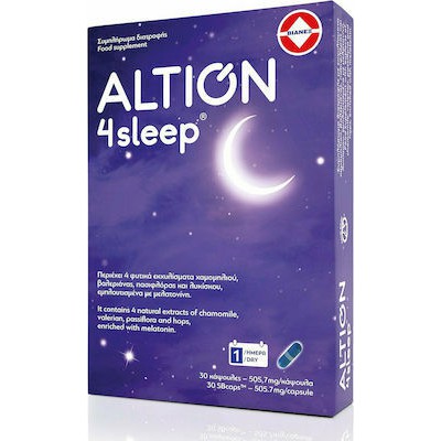 Altion 4Sleep Συμπλήρωμα για τον Ύπνο 30 κάψουλες