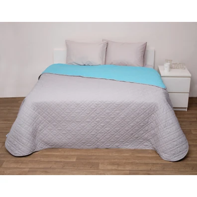 Κουβερτώριο Δίχρωμο Υπέρδιπλο 220x240 5100 Γκρι/το