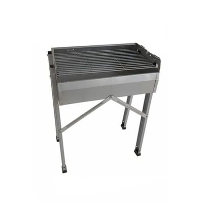 Charcoal Grill With Galvanized Back Ν1