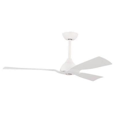 Ceiling Fan Φ132 Waterproof IP44, White, 3 Ιmpelle