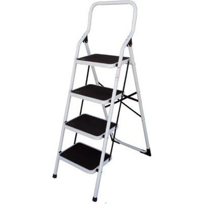 Anti-Slip Steel Stepstool With 4 Stairs