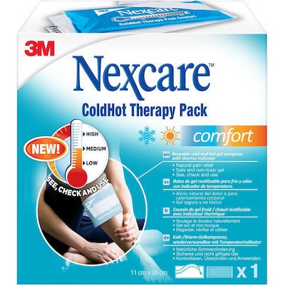 NEXCARE Coldhot Comfort Παγοκύστη & Θερμοφόρα Πολλαπλών Χρήσεων Για Φυσική Ανακούφιση Από Τον Πόνο 11x26cm