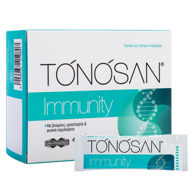 UNI-PHARMA Tonosan Immunity Για Ένα Ισχυρό Ανοσοποιητικό x20 Φακελάκια