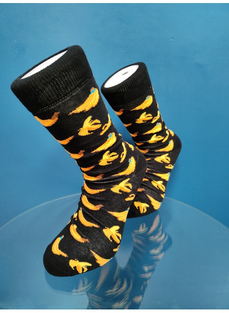 V-tex socks small bananas - black