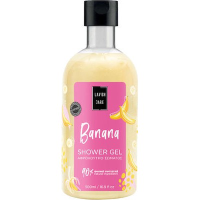 LAVISH CARE Shower Gel Banana Αφρόλουτρο Ενυδάτωσης & Θρέψης Με Άρωμα Μπανάνα 500ml