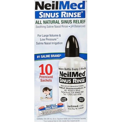 NeilMed Sinus Rinse Starter Kit Σύστημα Ρινικών Πλ