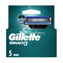 Gillette Mach 3 - Ανταλλακτικά, 5τμχ.
