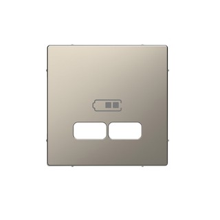 Merten D Plate 2xUSB Nickel MTN4367-6050