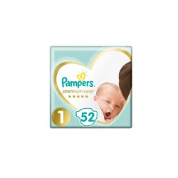 Pampers Premium Care Πάνες Μέγεθος 1 (2-5kg) 52 Πάνες
