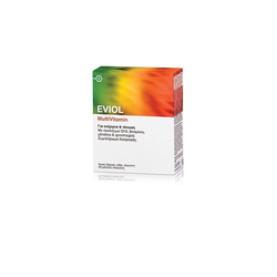 Eviol MultiVitamin Πολυβιταμίνη Για Ενέργεια & Τόνωση 30 κάψουλες
