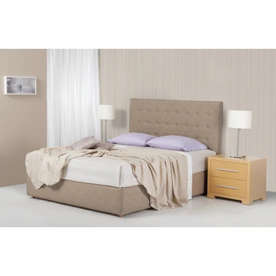 Covered Semi-Double Bed Linea Strom Milva 130x200 