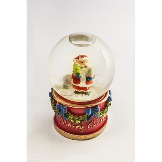 Snowball with Santa Claus on Red Base 750131A