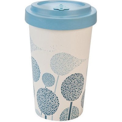 WOODWAY BAMBOO CUP DANDELLIONS BLUE 500ML