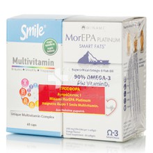 Minami morEPA Platinum, 60 softgels & ΔΩΡΟ Smile Multivitamin, 60caps