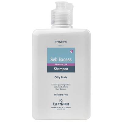 FREZYDERM Seb Excess Shampoo Απαλό Σαμπουάν Που Ρυθμίζει & Εξισορροπεί Τη Λιπαρότητα, 200ml