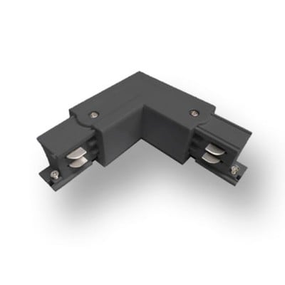 Angular Three Phase Connector Right Black