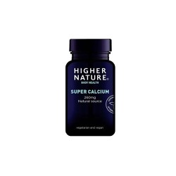 Higher Nature Super Calcium Ορθομοριακό Συμπλήρωμα Διατροφής 90 κάψουλες