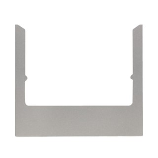 Touch Control Front Inox Matt with Rectangle Edges