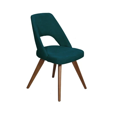 Καρέκλα Ξύλινη 48x46x85(46)cm Amelia Πετρόλ
