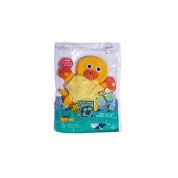 LifoPlus Baby Sponge Παιδικό Βαμβακερό Σφουγγάρι Κίτρινο Παπί 1 τεμάχιο
