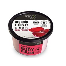 Organic Shop Body polish Rose and Salt, Scrub σώμα