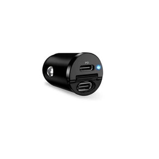 Charger Fast Charge USB-C + USB-C 30W Black Puro F