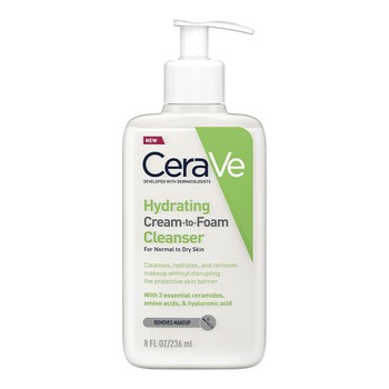 CERAVE HYDRATING CREAM TO FOAM CLEANSER FOR NORMAL