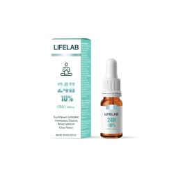 Lifelab CBD 24H 10% Συμπλήρωμα Διατροφής Σε Μορφή Ελαίου Για Ισορροπία & Ευεξία Του Οργανισμού 10ml