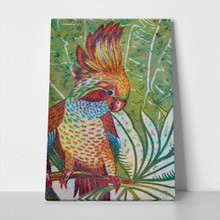 Abstract parrot design elegance material 25708135 a