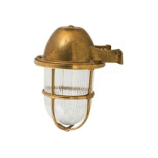 Outdoor Corner Wall Lamp E27 Brass 105738