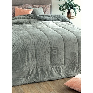 Κουβερτοπάπλωμα Υπέρδιπλο 220x240 flo Grey