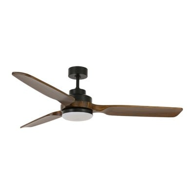 Ceiling Fan Shoalhaven Nl 143cm Black Dark Oak Wit