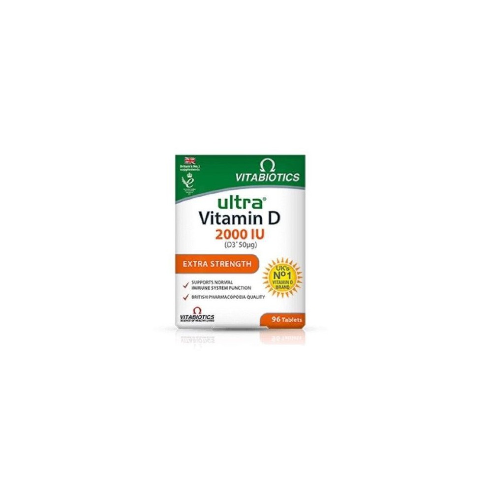 Vitabiotics Vitamin D Ultra 00iu D3 50mgr 96tabl Ypharmacy