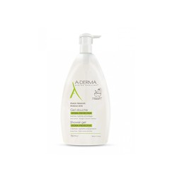 A-Derma Shower Gel Hydra-Protective Face Body & Hair Υδατο-Προστατευτικό Ζελ Καθαρισμού 750ml 
