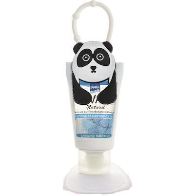 INTERMED Reval Plus Antiseptic Hand Gel Panda Case Natural 30ml Αντισηπτικό Χεριών Φυσικό Άρωμα Με Θήκη Πάντα 30ml