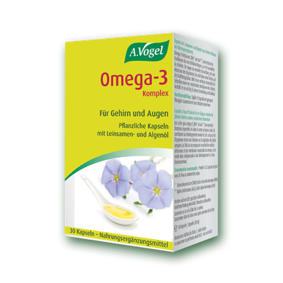 A.VOGEL Omega-3 Compex Φυτική Πηγή Λιπαρών Οξέων Ω3 Για την Υγεία Της Καρδιάς x30 Κάψουλες