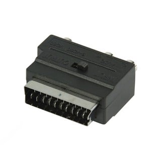 Adaptor SCART Male -3X RCA Female +4-Pin S-Video F