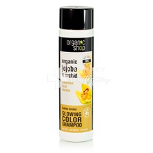 Organic Shop Glowing Color Shampoo - Golden Orchid (Organic Jojoba & Orchid), 280ml