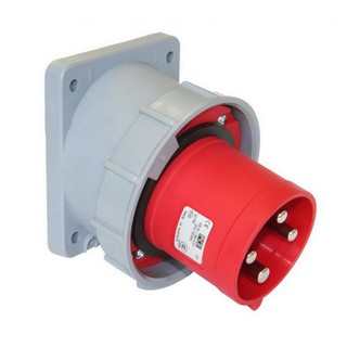 Recessed Plug Male for Panel Power Twist 4X63A 400