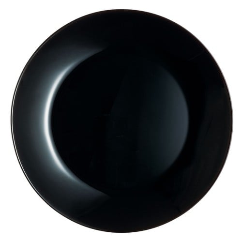 Porculanski crni tanjir 18cm