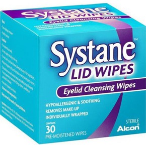 Alcon Systane Lid Wipes Μαντηλάκια Καθαρισμού των 