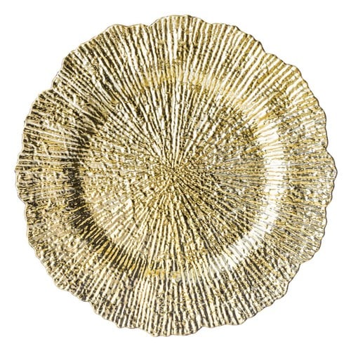 Pjatance e rrumbullaket gold 32.5 cm